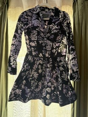 Petite Anthropologie Mini Corset Dress